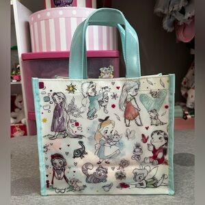 Disney Store Baby Princess's & Their Pets Small Plastic Tote